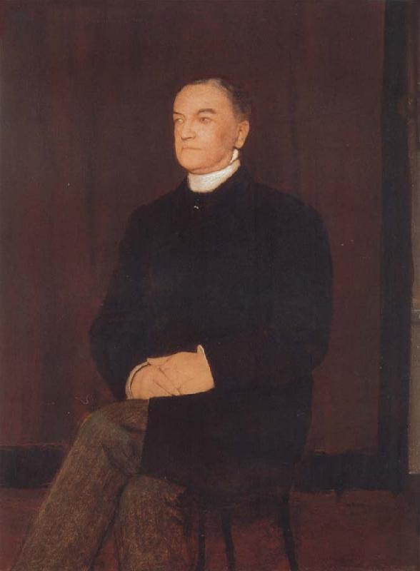 Fernand Khnopff Portrait of Augustinus van Rijckevorsel oil painting image